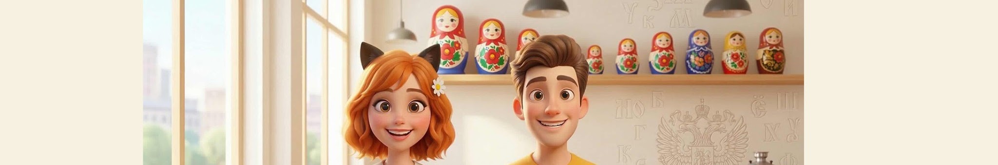 Learn Russian with Anya and Ivan